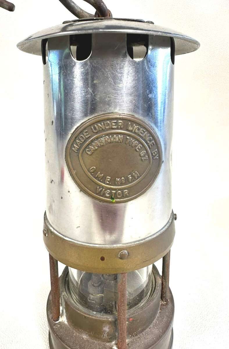 Victor Cambrian G2 miners safety lamp vintage secondhand