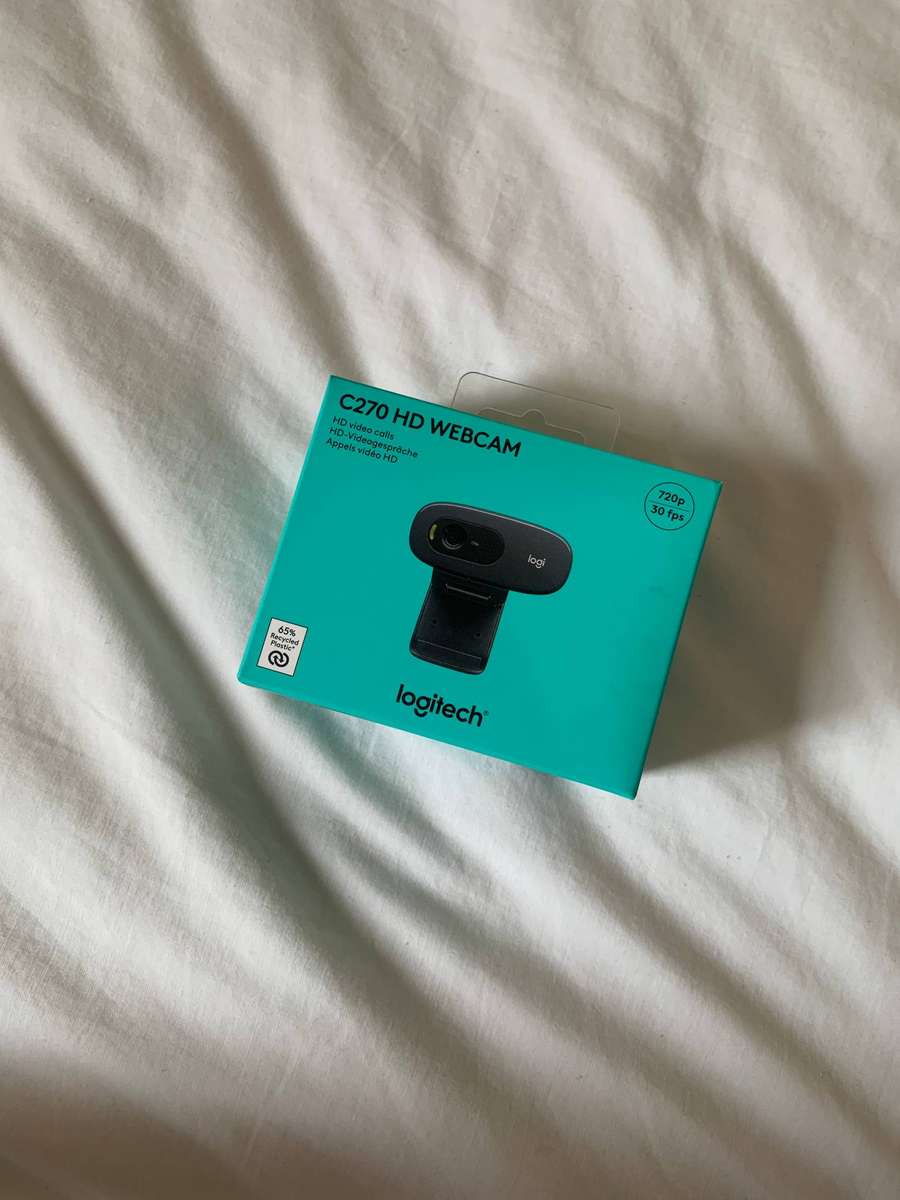 Logitech c270 hd webcam (never been used)