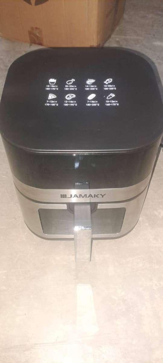 JAMAKY 1600W 6.5L Digital Air Fryer with Viewing Window