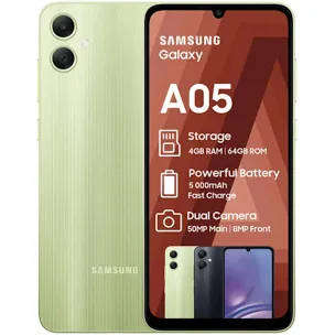 SAMSUNG GALAXY A05 SMARTPHONE// 64G/4G, BIG BATTERY, CLEAN CAM