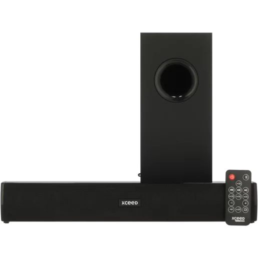 WIRELESS BLUETOOTH SOUNDBAR 2.1 WITH SUBWOOFER, 40W ,BIG SOUND,CLEAR BASS, REMOTE,BARGAIN