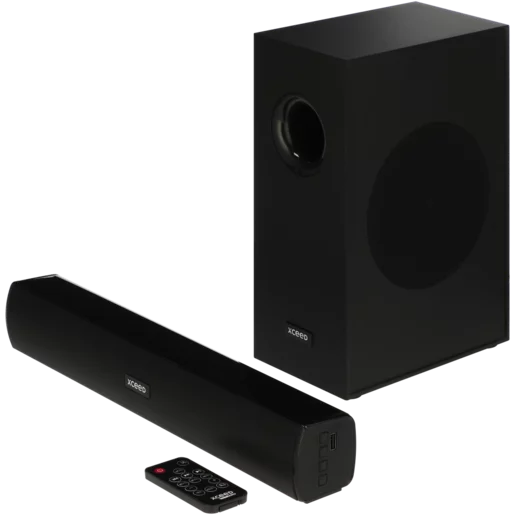 WIRELESS BLUETOOTH SOUNDBAR 2.1 WITH SUBWOOFER, 40W ,BIG SOUND,CLEAR BASS, REMOTE,BARGAIN
