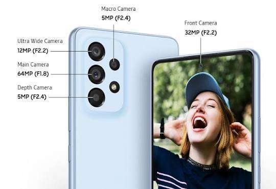 SAMSUNG GALAXY A53 5G SMARTPHONE / 128G/6G, 64MP QUAD CAM, BIG BATTERY, FAST CHARGING