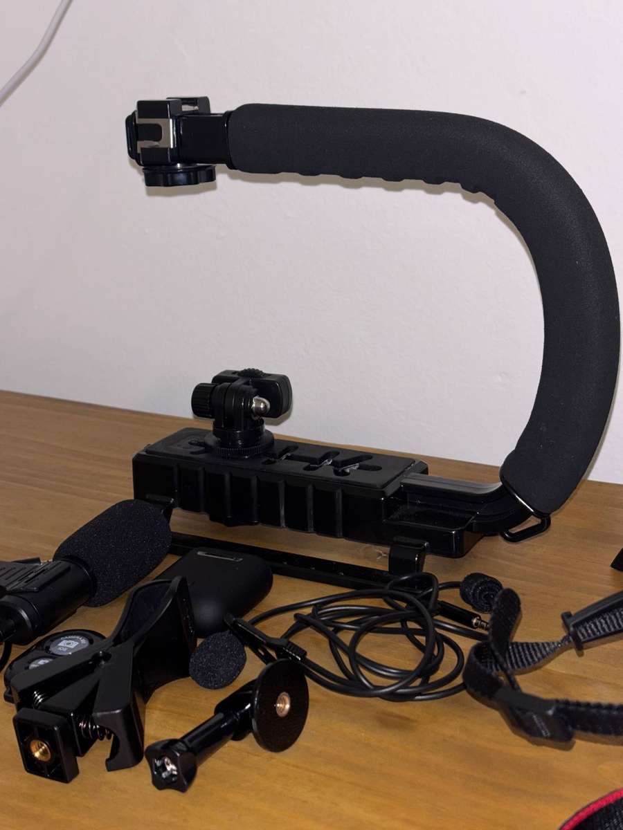 Canon camera bundle with lenses and accessories