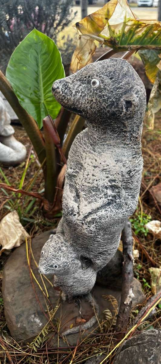Meerkat concrete garden item