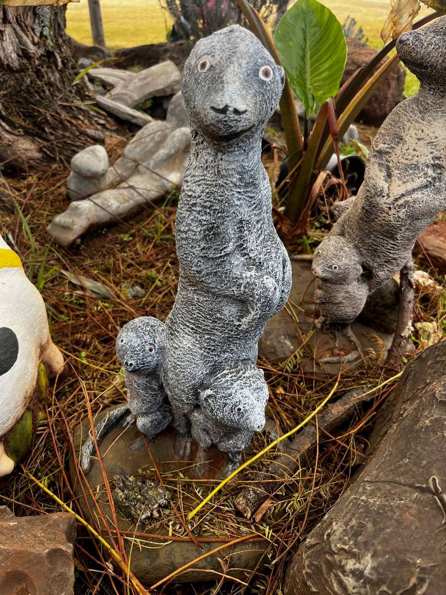 Meerkat concrete garden item