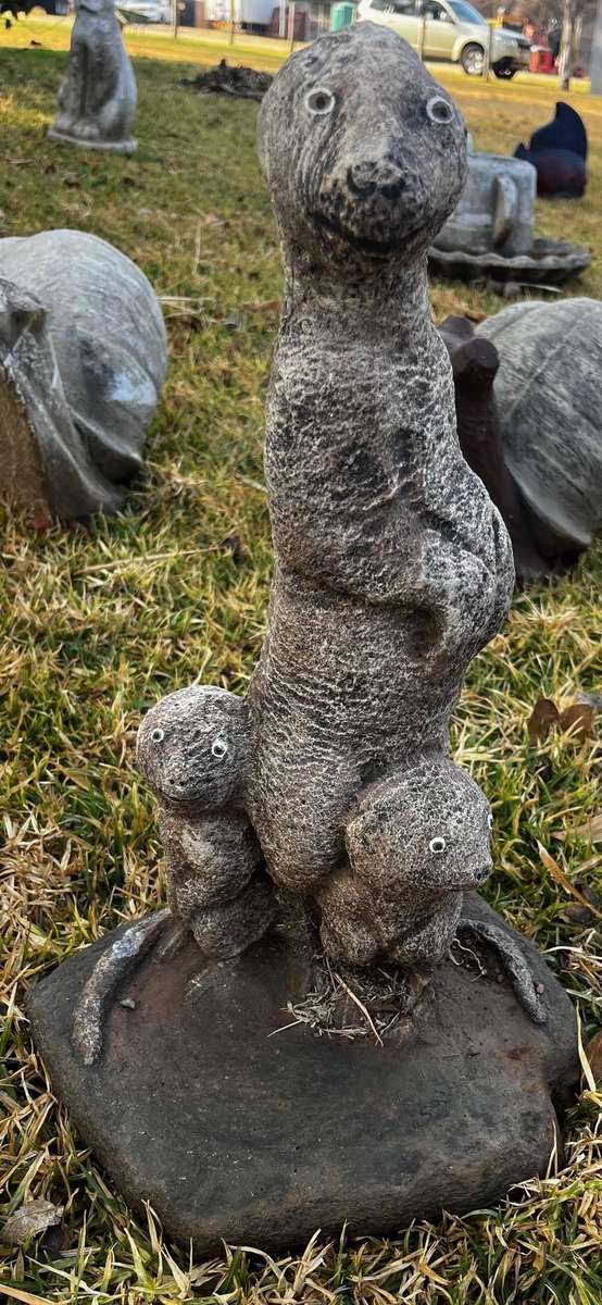 Meerkat concrete garden item