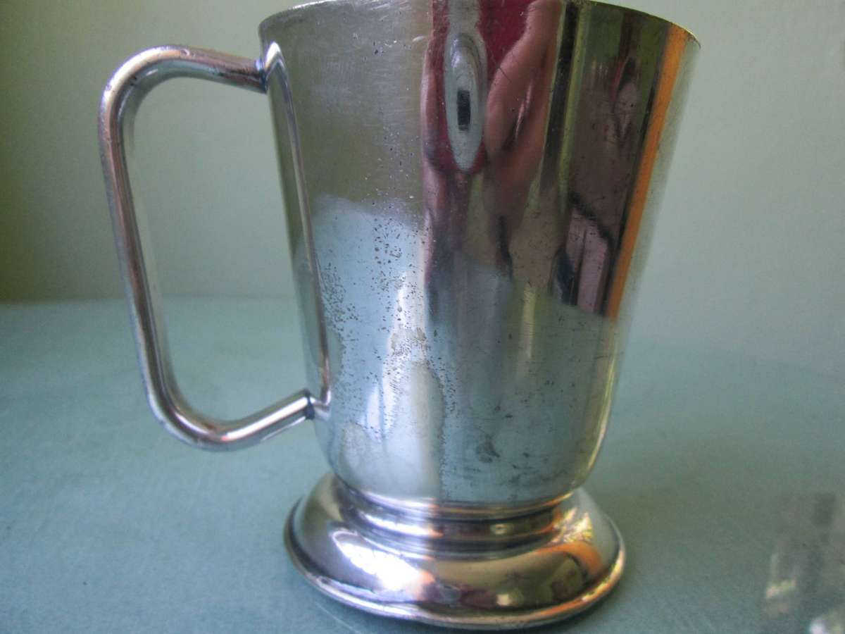 Beautifull Antique silver plated MUG