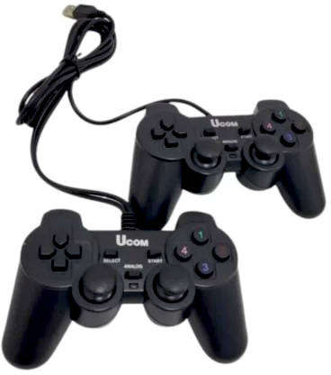 PC Wired Game  Controller Set of 2 - (Black)