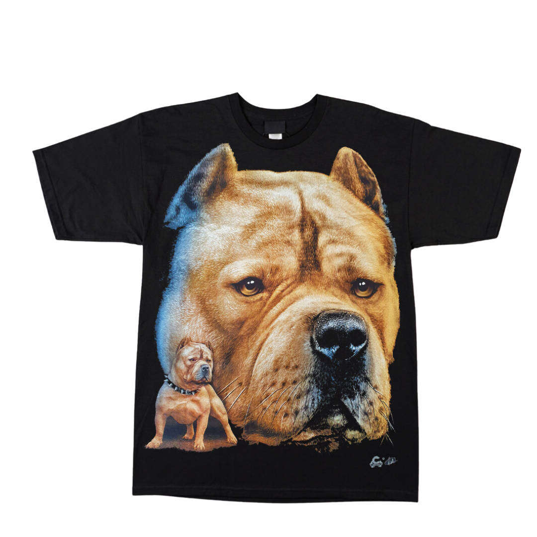 Pitbull - Black T-shirt-High Definition Glow In The Dark (TS0131S)