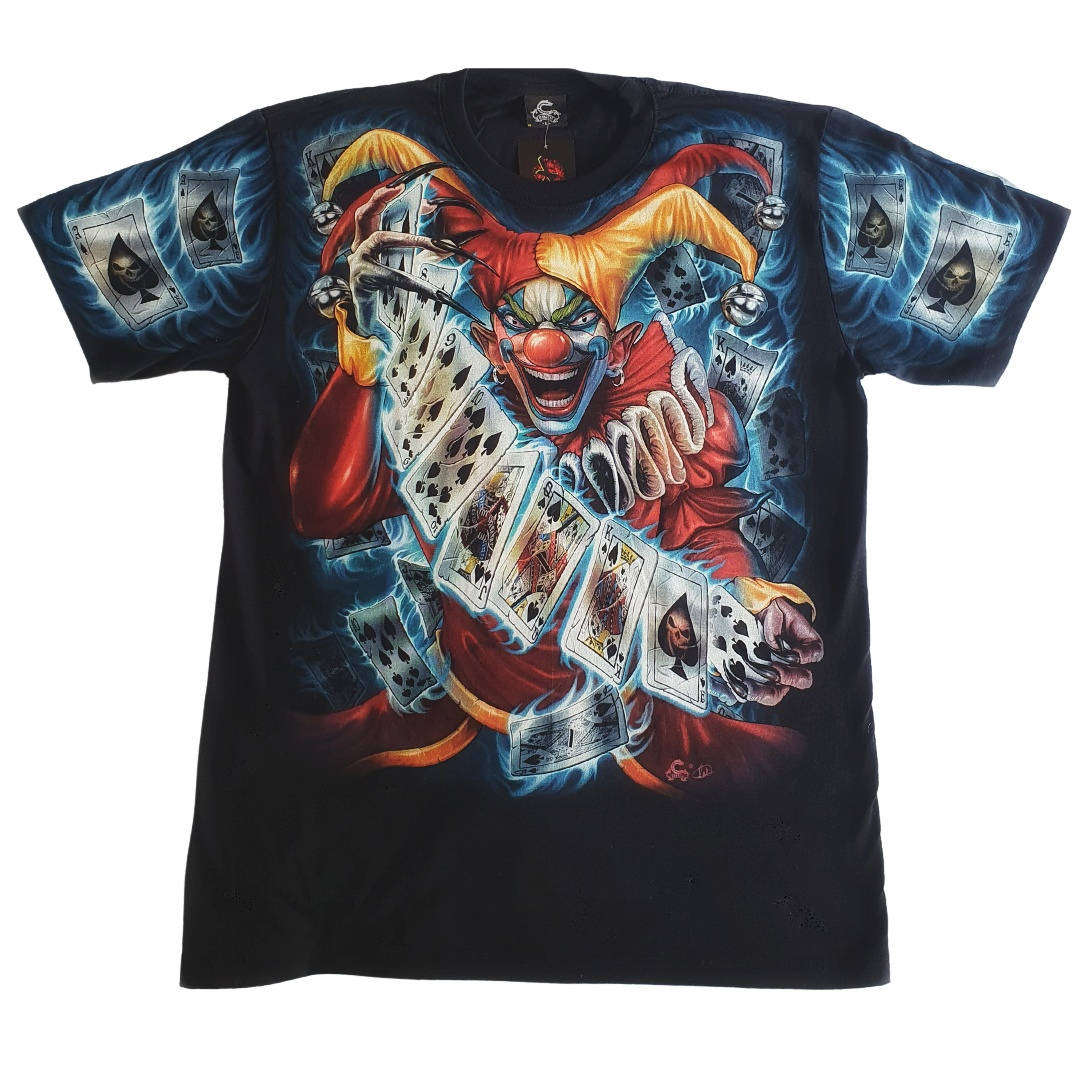 Jocker-All Over Print - Black T-Shirt - High Definition Glow In The Dark (TS0155M)