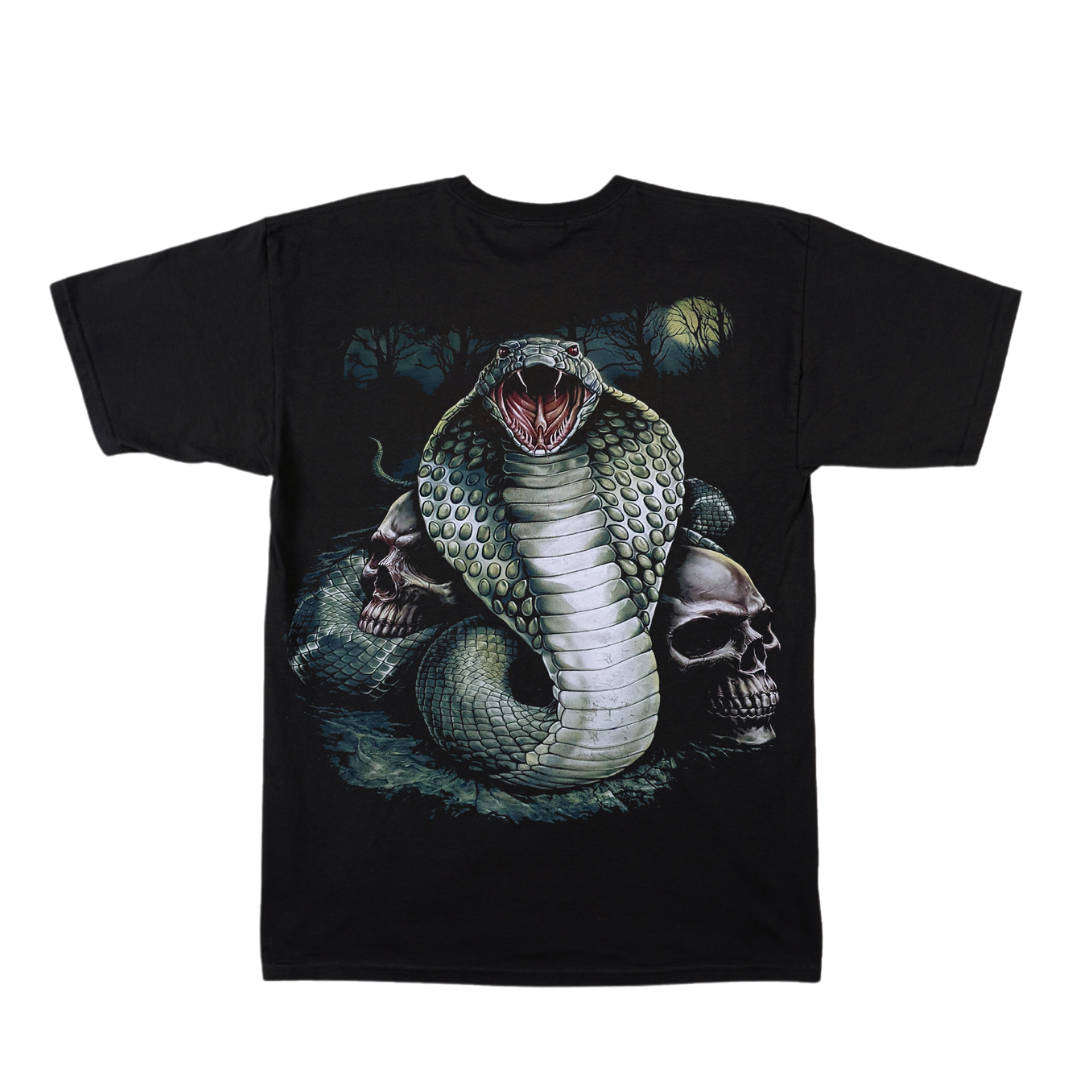 Cobra Skull - Black T-Shirt - High Definition (TS0053S)