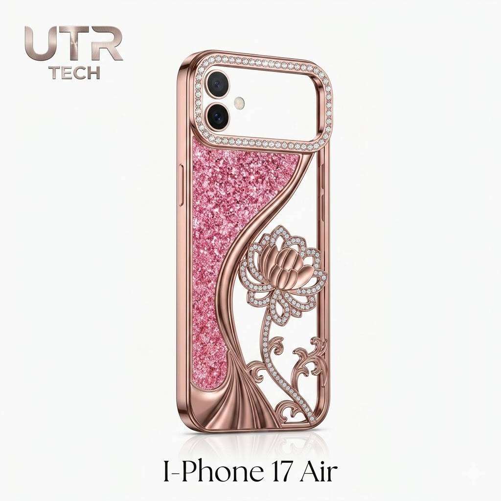 I-PHONE 17 AIR Fancy Glitter Case - PINK
