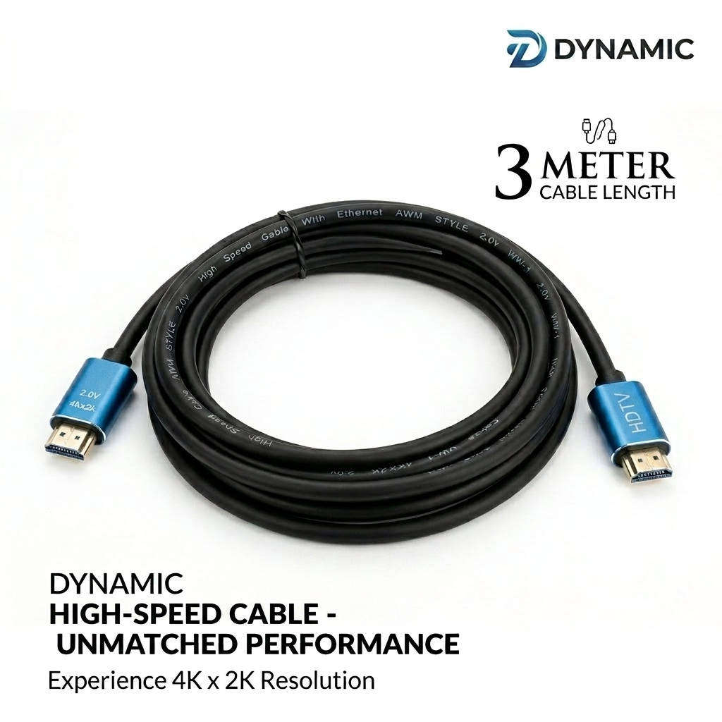 HDMI 2.0 Premium Cable  3 Meter High Speed 4K Ultra HD HDMI to HDMI Cable