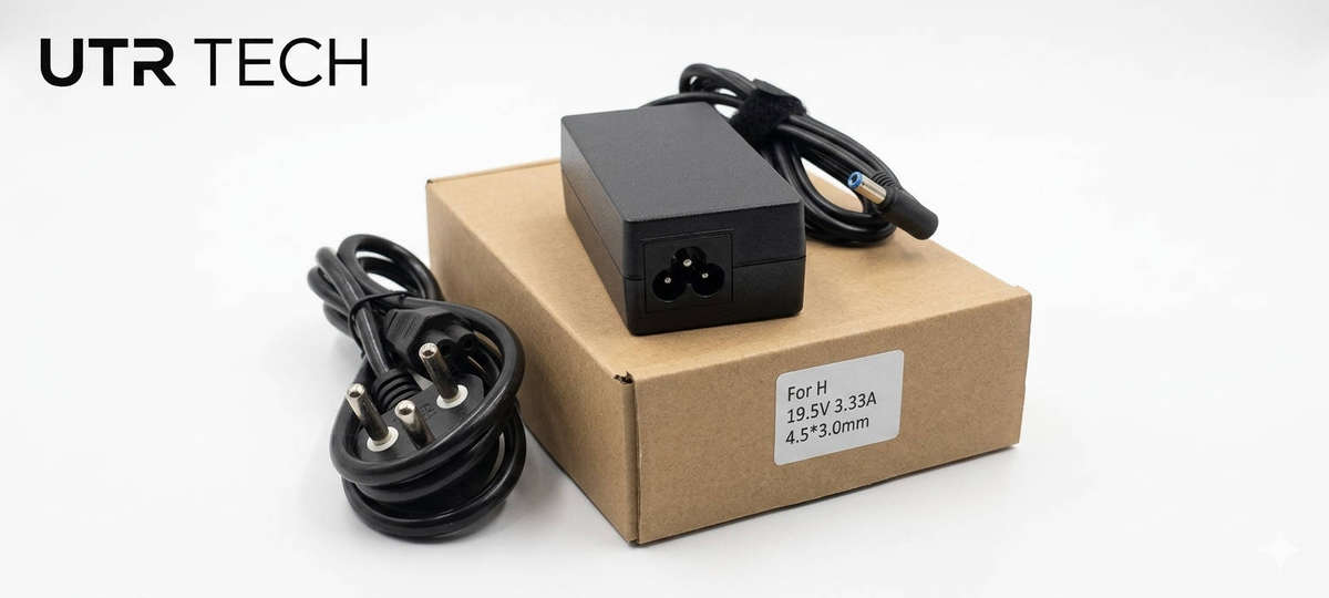 HP Laptop Charger 19.5V 3.33A 4.5*3.0mm Blue Pin