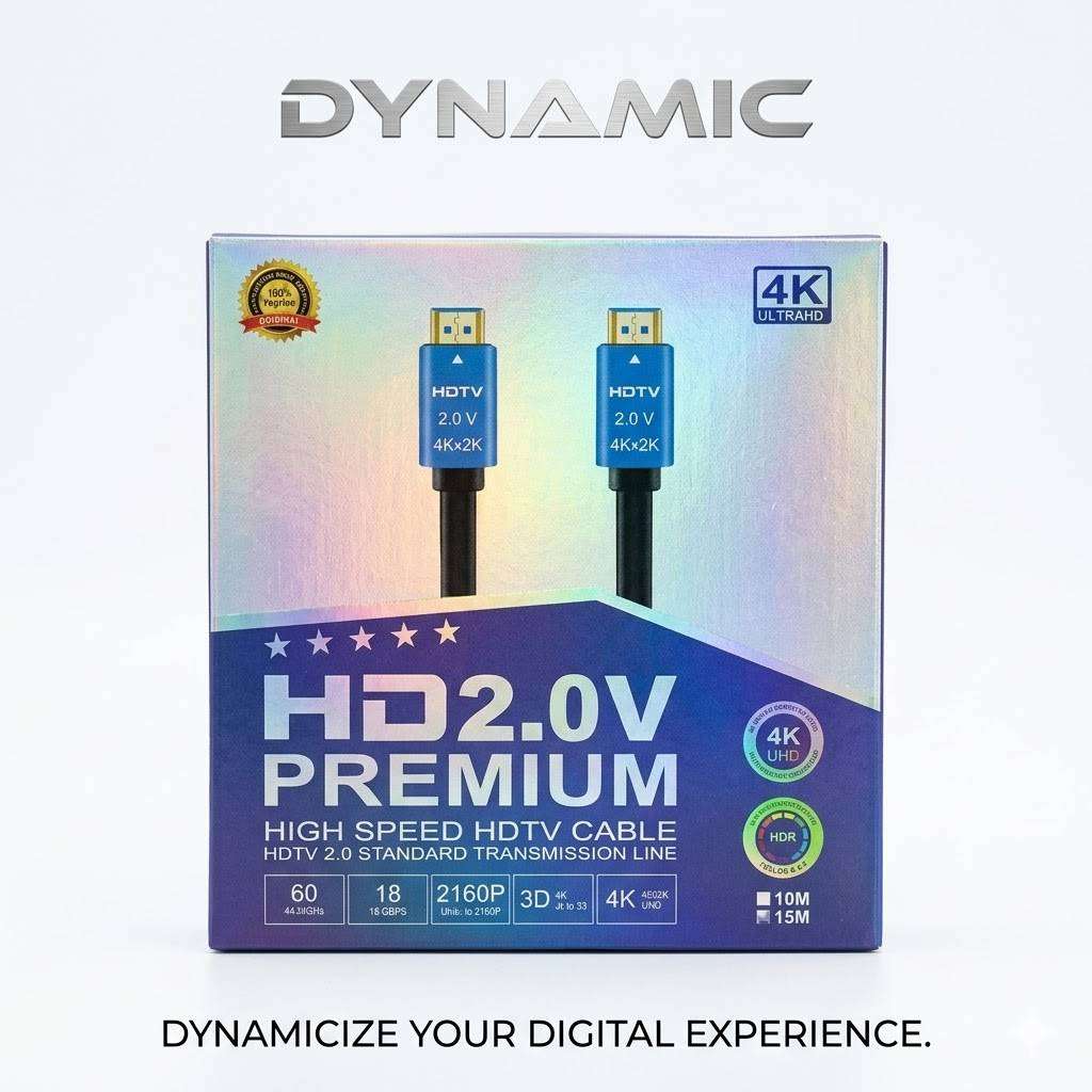 HDMI 2.0 Premium Cable  15 Meter High Speed 4K Ultra HD HDMI to HDMI Cable