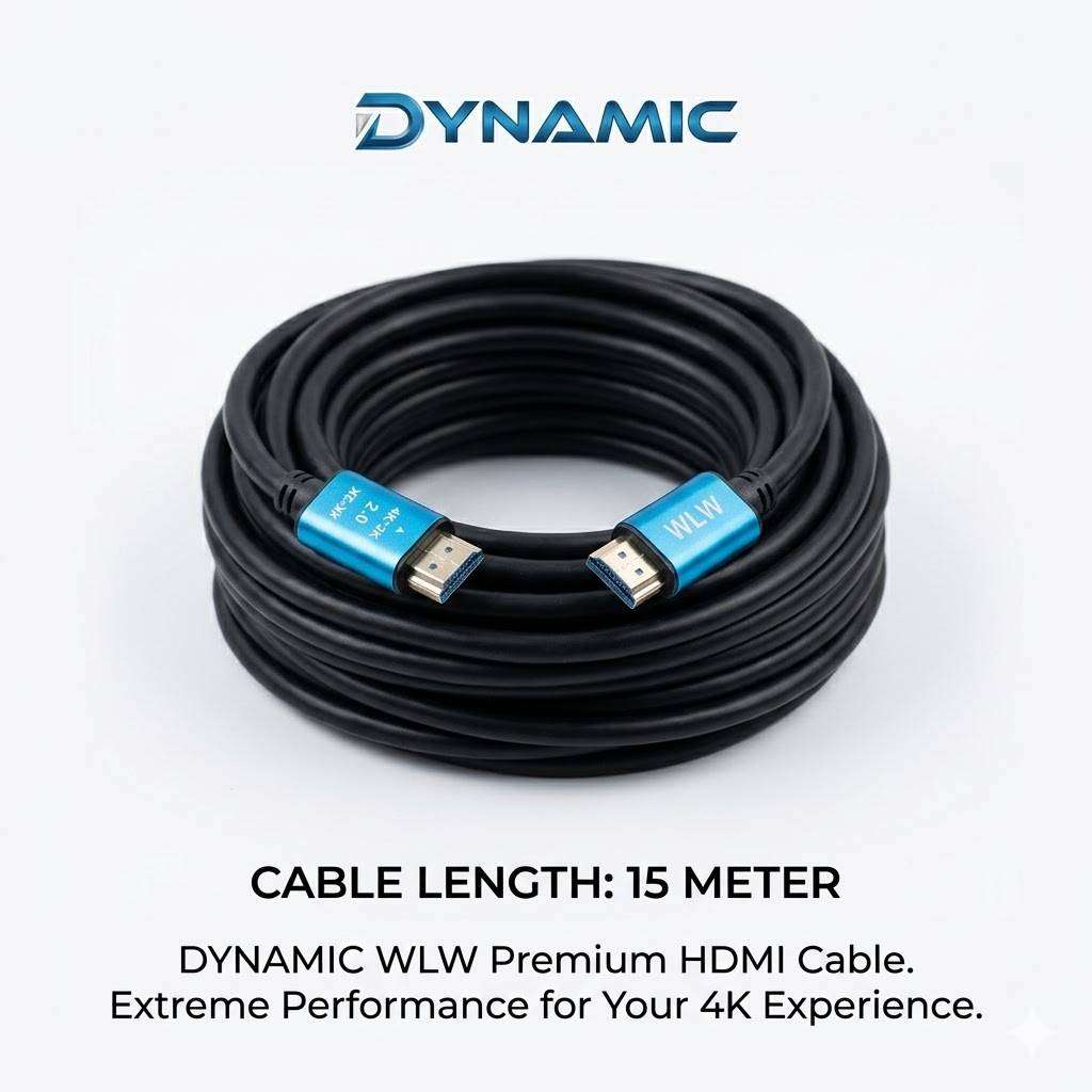 HDMI 2.0 Premium Cable  15 Meter High Speed 4K Ultra HD HDMI to HDMI Cable