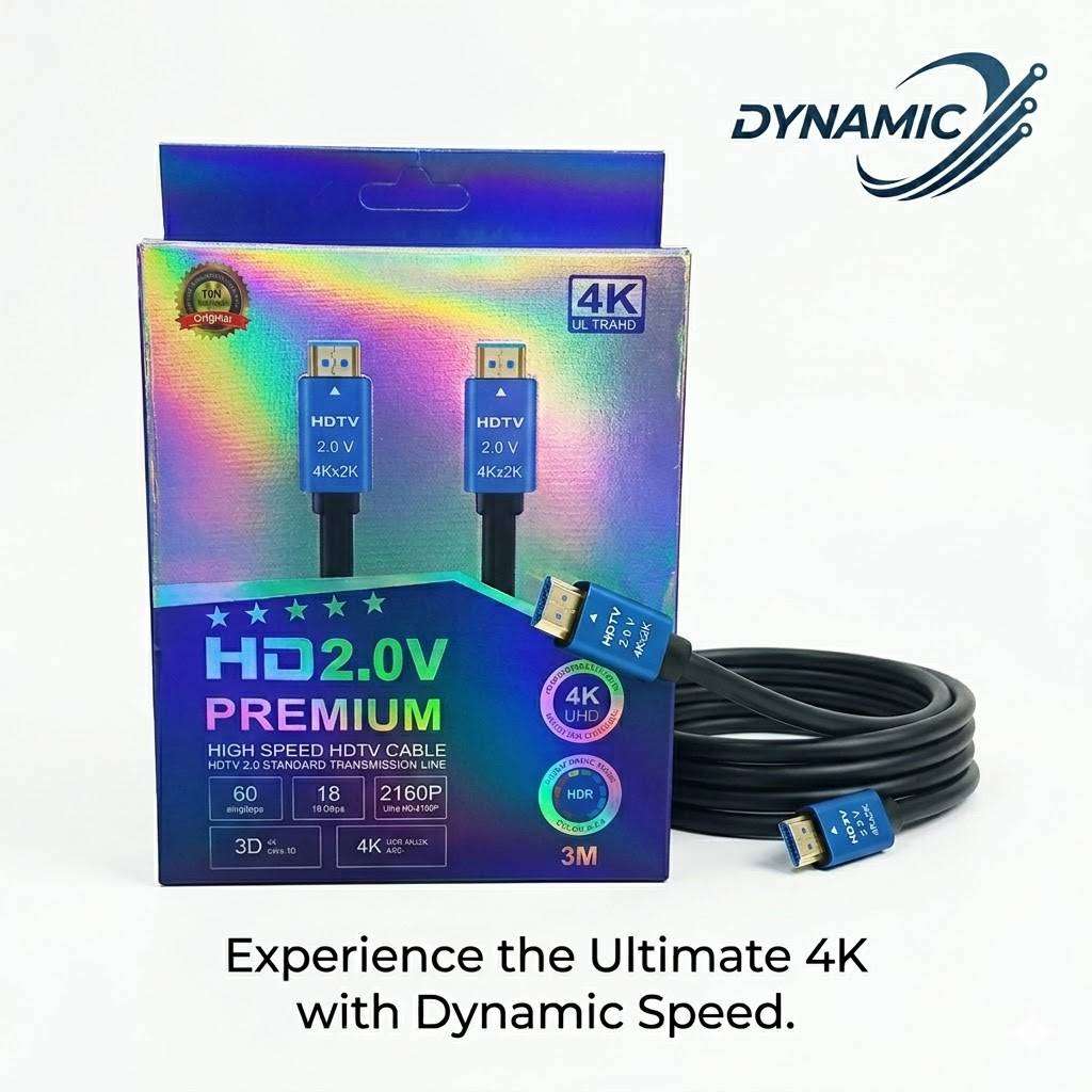 HDMI 2.0 Premium Cable  3 Meter High Speed 4K Ultra HD HDMI to HDMI Cable
