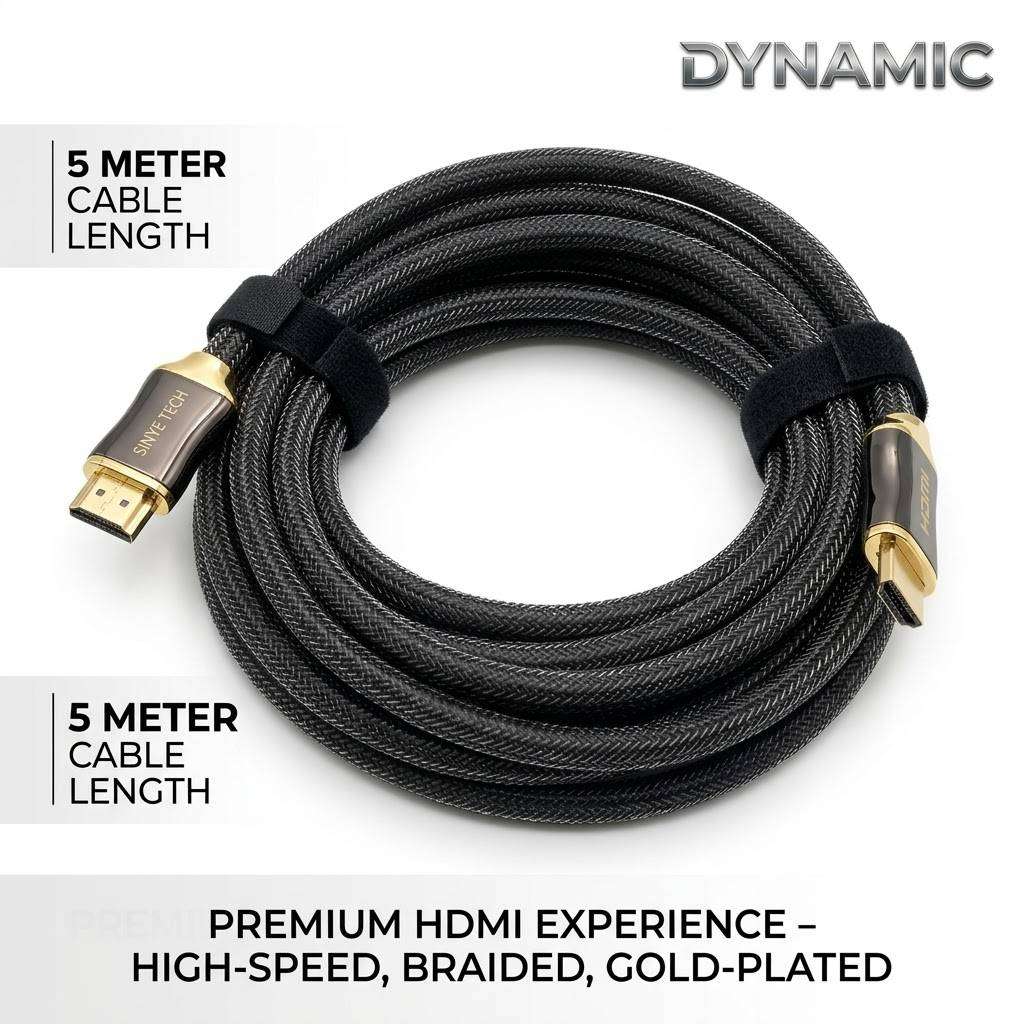 HDMI 2.0 Premium Cable  5 Meter High Speed 4K Ultra HD HDMI to HDMI Cable