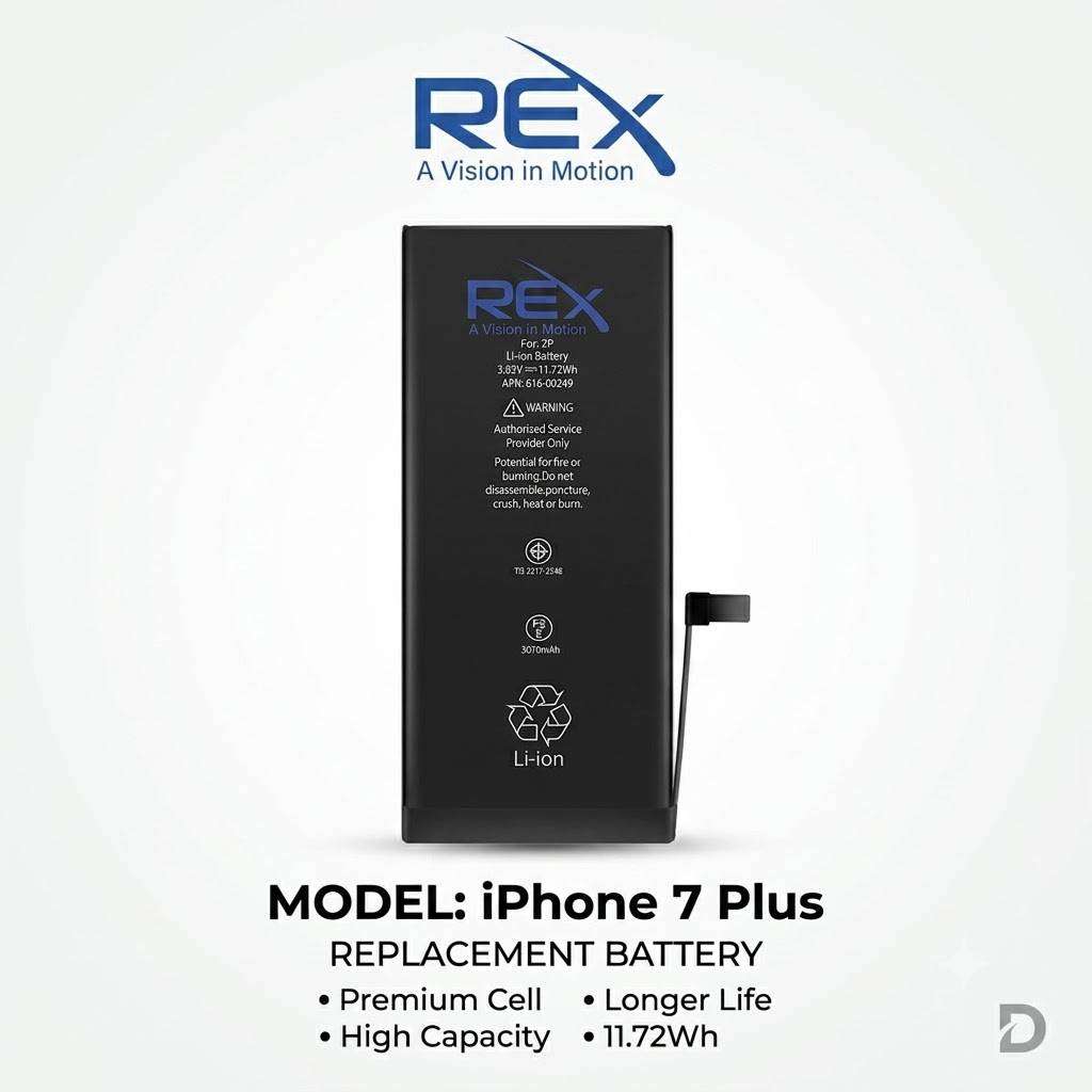 REX Replacement Battery for iPhone 7 Plus  Premium Quality