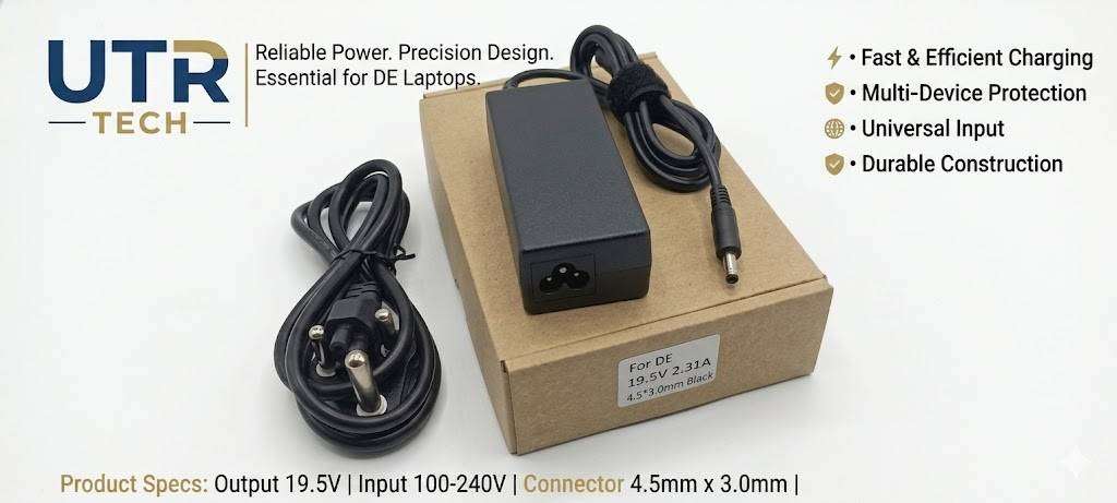 Dell Laptop Charger 19.5V 2.31A 4.5*3.0mm
