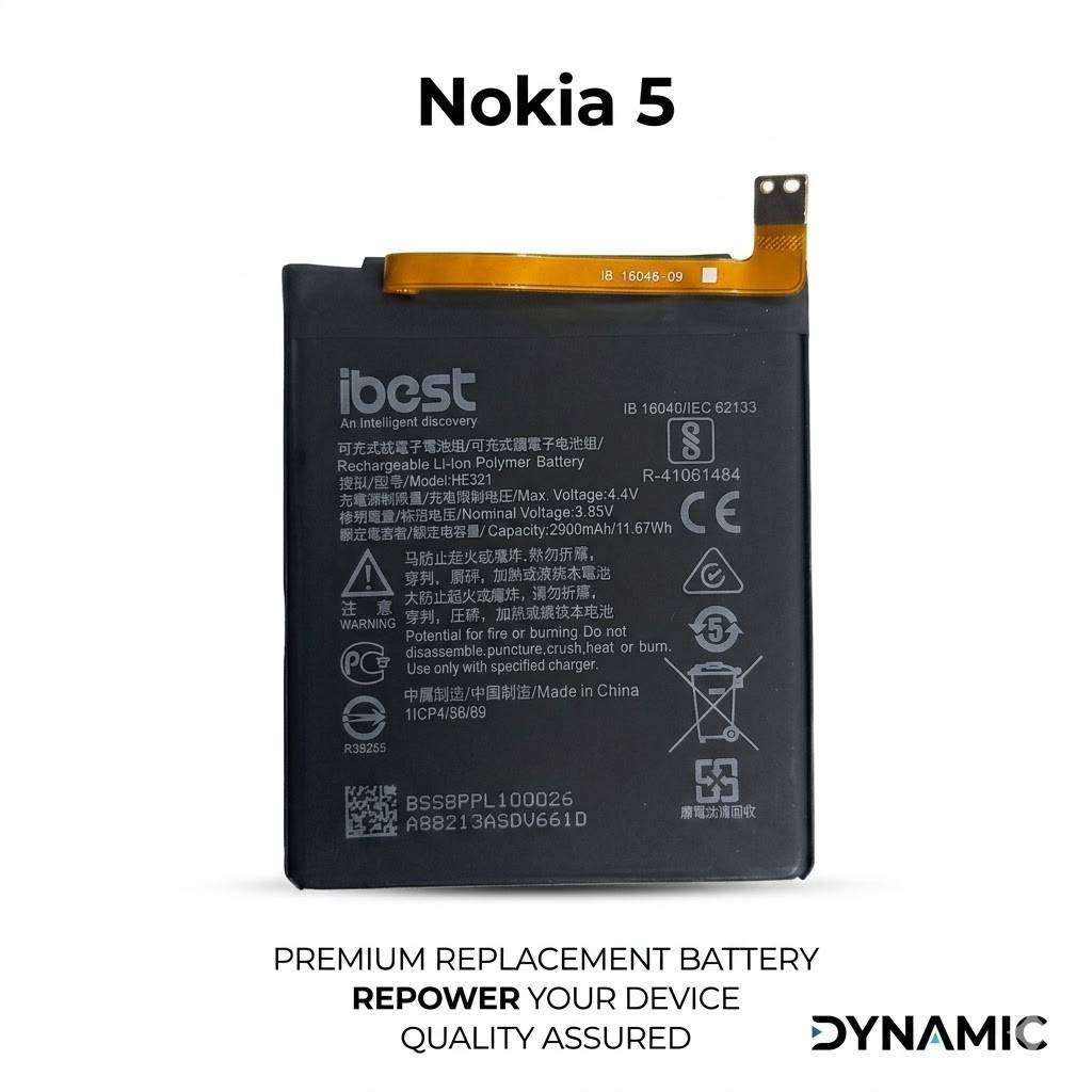 iBest Replacement Battery for Nokia 5  Premium Quality