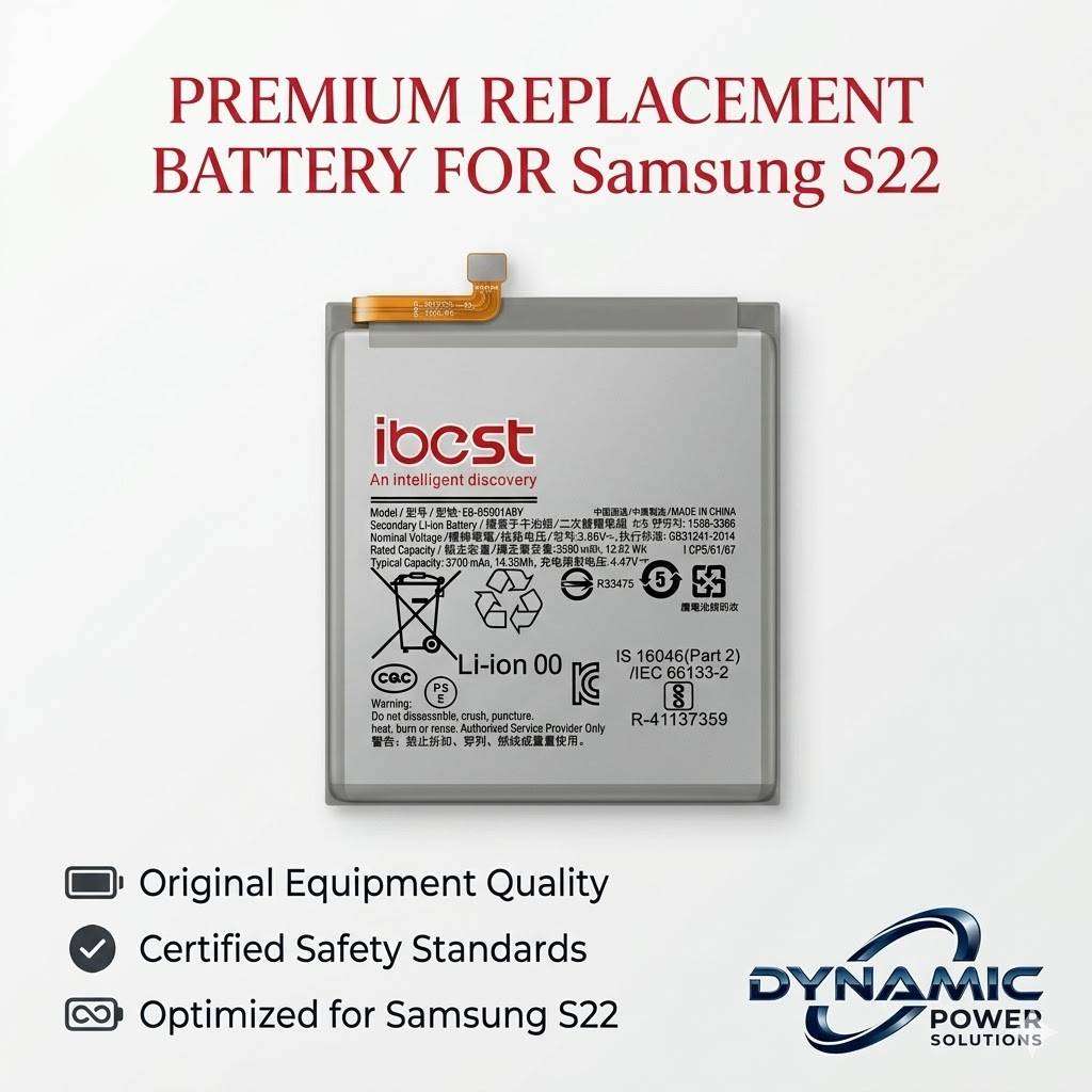 iBest Replacement Battery for Samsung Galaxy S22  Premium Quality