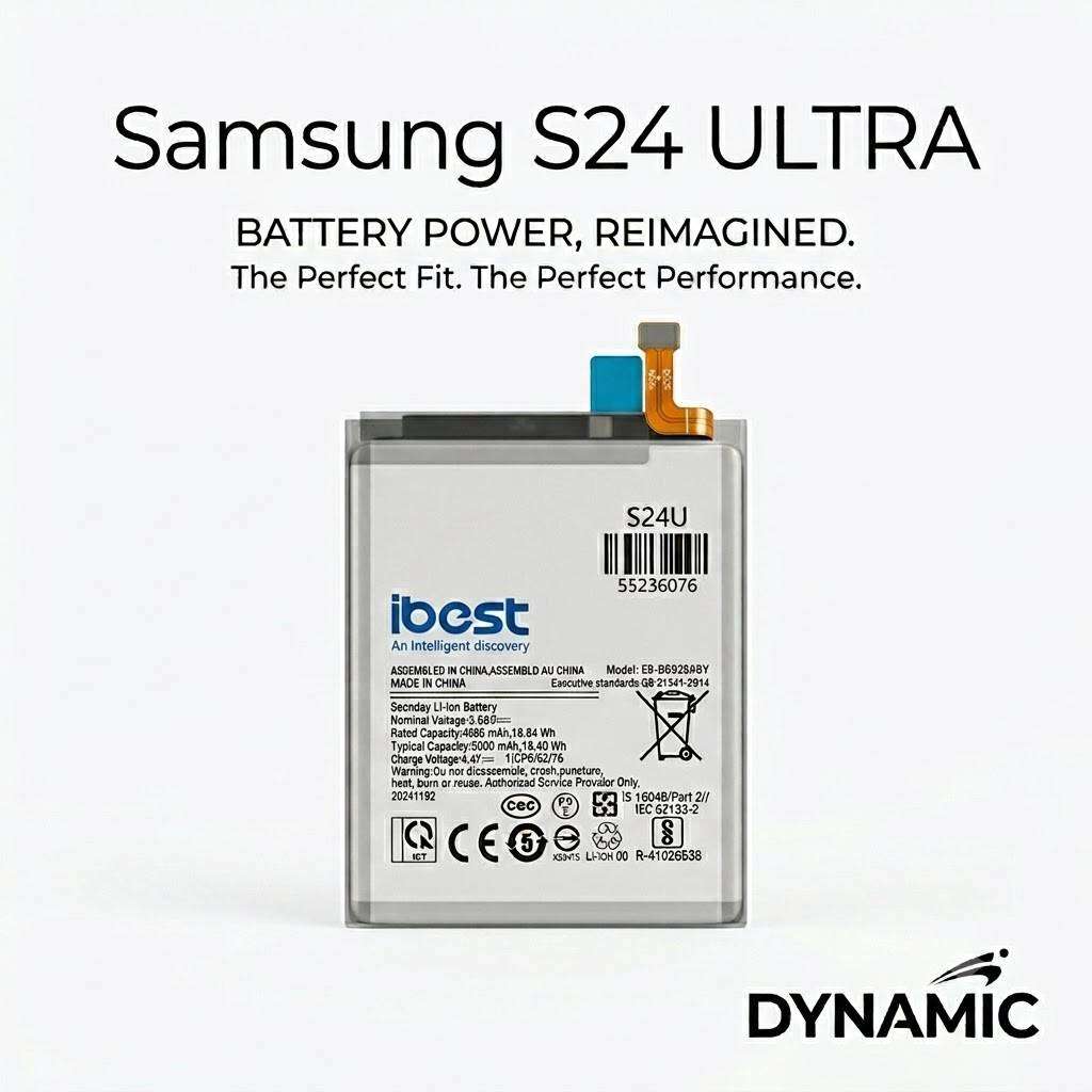 iBest Replacement Battery for Samsung Galaxy S24 Ultra  Premium Quality