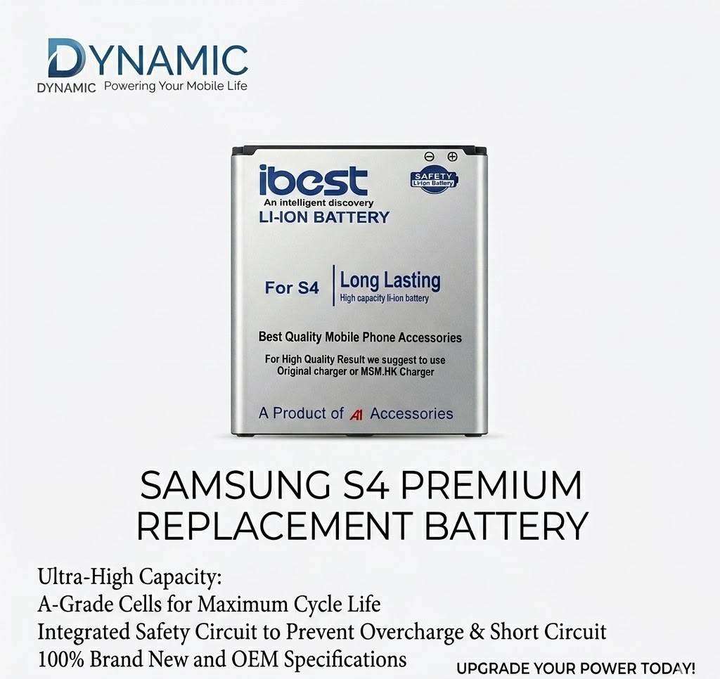 iBest Replacement Battery for Samsung Galaxy S4  Premium Quality