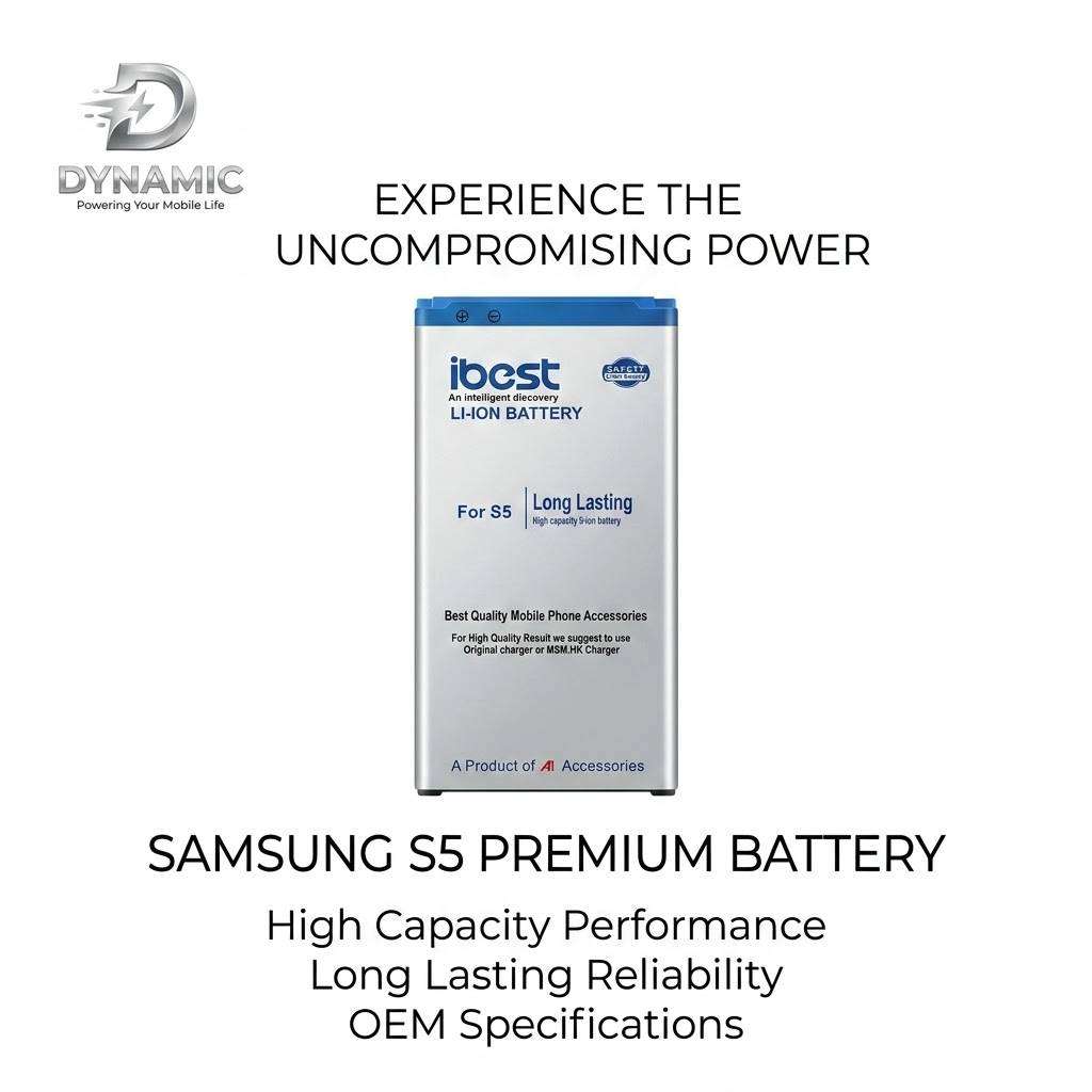iBest Replacement Battery for Samsung Galaxy S5  Premium Quality