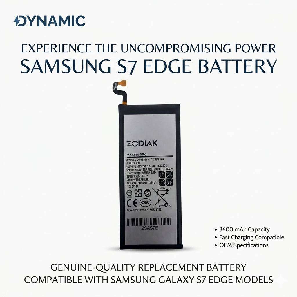 ZODIAK Replacement Battery for Samsung Galaxy S7 EDGE  Premium Quality