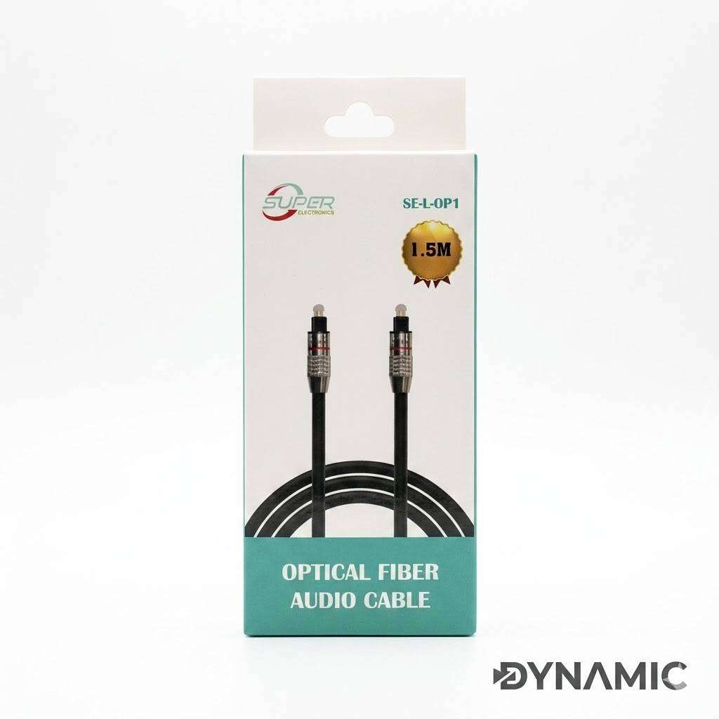 Optical Audio Cable with Metal Head 1.5M (SE-L-OP1)