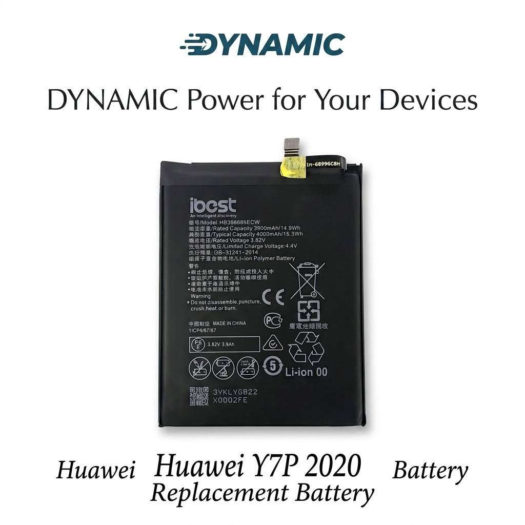 iBest Replacement Battery for Huawei Y7P 2020  Premium Quality