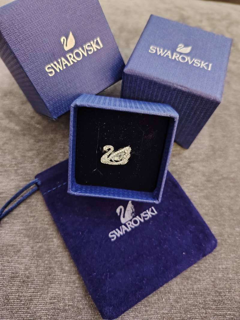 Swarovski Dancing Swan Ring (Size 55) | Exclusive Mothers Day & Luxury Gift Special!