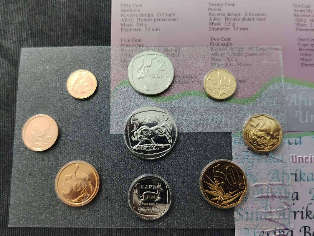 The 1996 South Africa (B-UNC) Mint set with Original Packaging