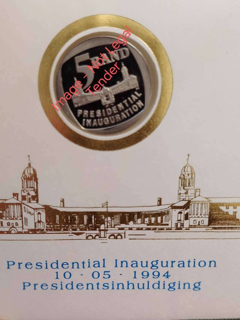 1994 Mandela R5 Inauguration FDC Set