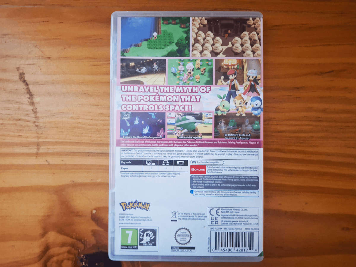 Pokémon Shining Pearl  Complete with Case & Manual