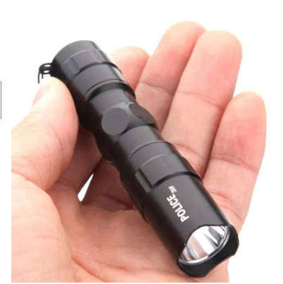 Portable Ultra Bright 3W Police Style Waterproof LED Torch