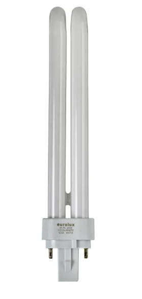 26W Blue G24D-3 2Pin Fluorescent Lamp - 2 PACK