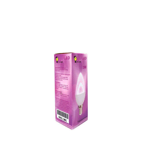 Dr. Light LED Transparent Light Bulb 3W - 4 PACK
