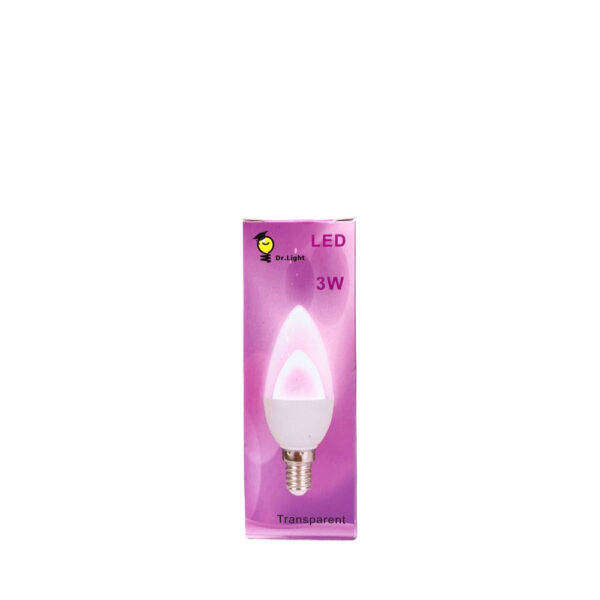 Dr. Light LED Transparent Light Bulb 3W - 4 PACK