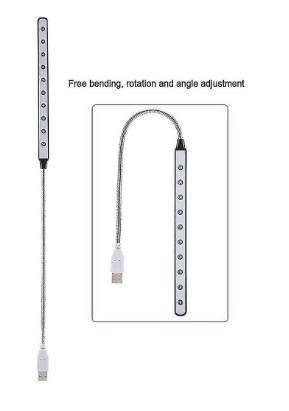 USB LED Light 10 Super Bright Led Reading Lamp