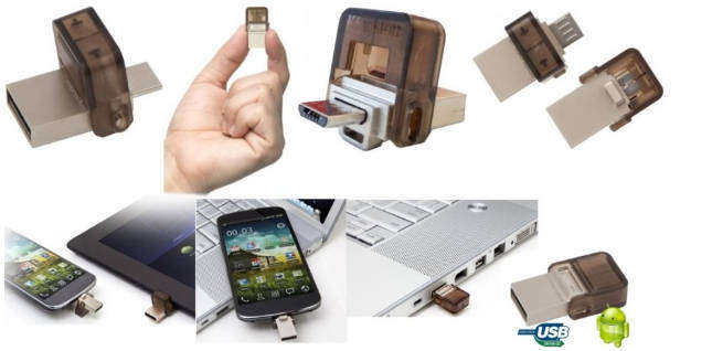 Kingston 16GB Data Traveler Micro Duo USB OTG Flash Drive