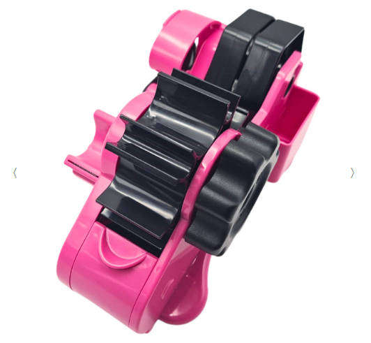 Durable Multi-Function Tape Dispenser, Color: Pink 21 x 10.5 x 12cm