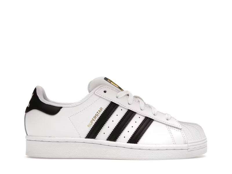 Adidas Superstar Sneakers Cloud White Core Black Gold Highlights