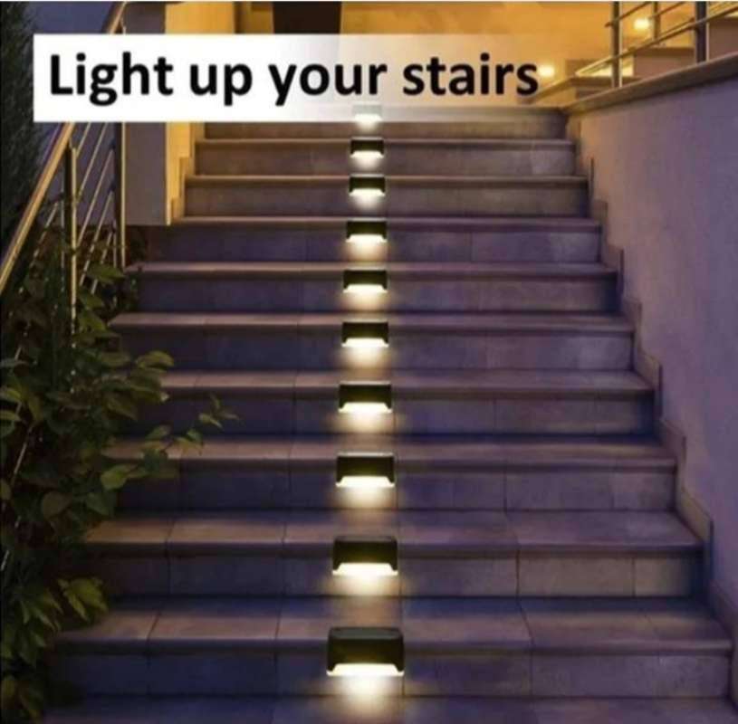 16 piece Solar fence, walkway, stairs and patio lights