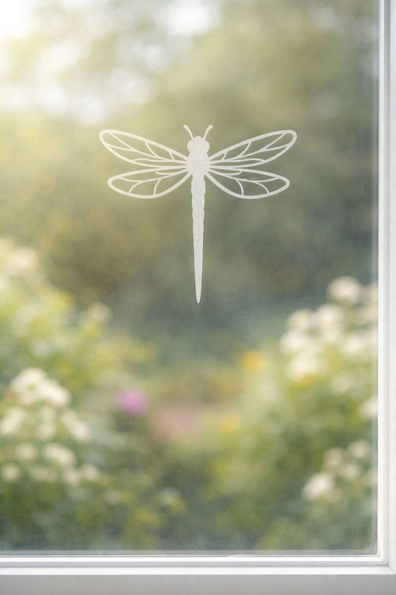 Sandblast Dragon Flies decal stickers x 8 per set