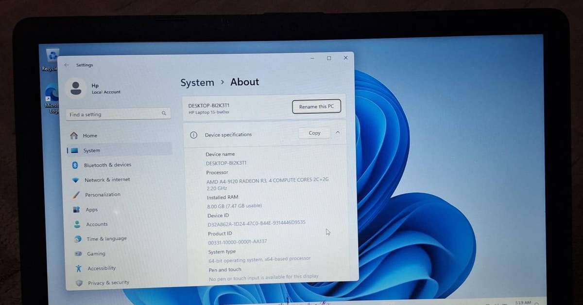 Hp Laptop