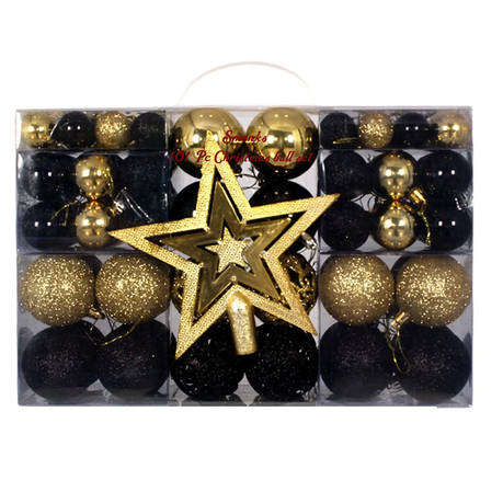 Smonks 101PCs five-pointed star set box (Black Gold)