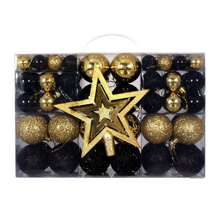 Smonks 101PCs five-pointed star set box (Black Gold)
